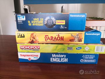 giochi in scatola