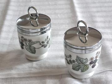 Royal Worcester 2 cuoci uovo in porcellana inglese