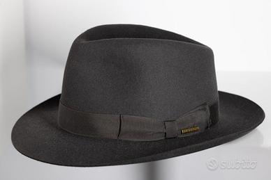Cappello Stetson Bogart Penn Grigio Fur Felt tg.57