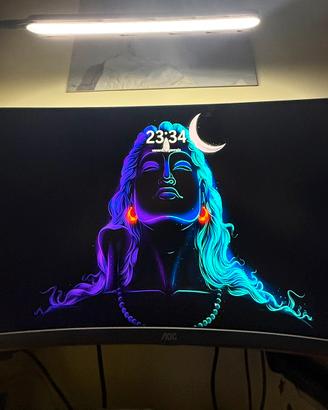 Monitor Gaming AOC WQHD 34’ Curvo, 180 HZ