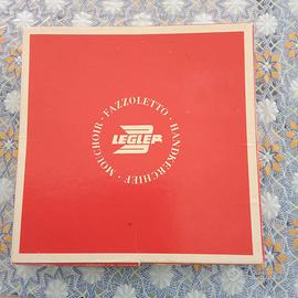 fazzoletti grafica optical+scatola legler anni '70