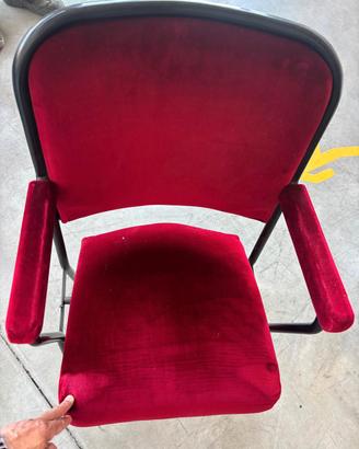 4  poltroncine cinema  vintage 