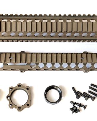 MK18 9 inch free float rail Daniel Defense style