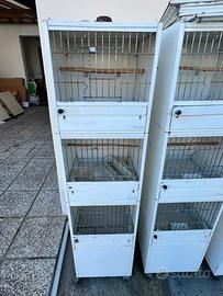 Gabbie per uccelli / voliere modulari – usate