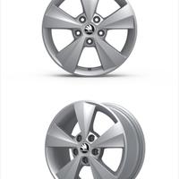 Cerchi 16" Originali Skoda Velorum + Gomme Estive 