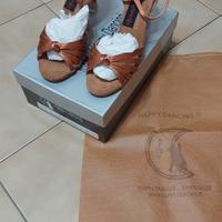 scarpe da ballo in raso tg39