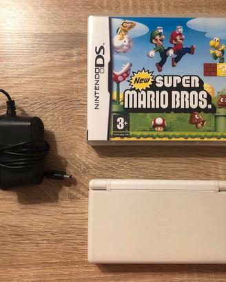 Nintendo DS Lite bianco + Super Mario Bros
