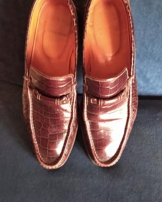 mocassini in pelle Santoni 
