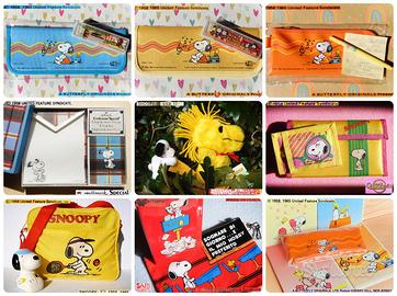 SNOOPY Vero Vintage 1980 cancelleria nuova pulita