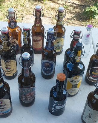 Bottiglie di birra da collezione