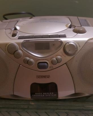 lettore cd e cassette stereo Philips