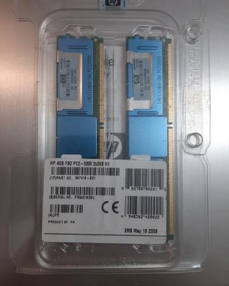 Memorie RAM HP 4GB FBD PC2-5300 (kit 2 x 2GB)