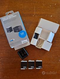 Caricabatteria doppio + 3 Batterie Enduro