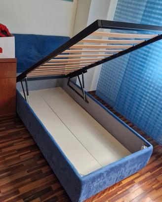 Letto singolo a contenitore