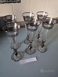 Bicchieri in cristallo 