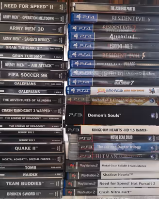 giochi playstation 1 ps1 ps2 ps3 ps4 