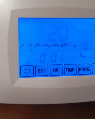 Cronotermostato digitale touch screen
