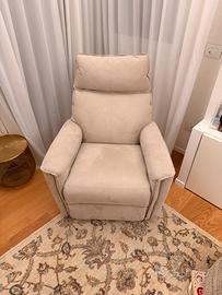 Poltrona relax Dondi salotti - meccanismo manuale