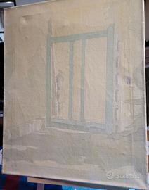 Gino Conti. Olio su tela di lino.