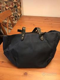 Borsa originale Woolrich 2019 tote blu nuova