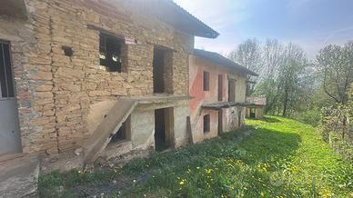 Rustico Pratogaudino con 11 giornate terreno bosco