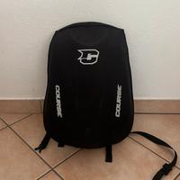 Zaino moto con protezione