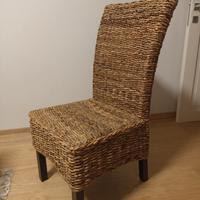 6 sedie in banano