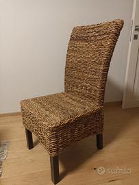 6 sedie in banano