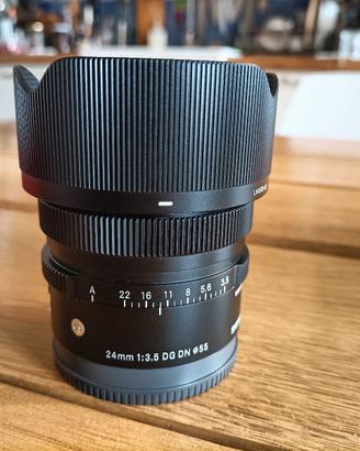 Obiettivo Sigma 24mm f3.5 DG DN (Sony)