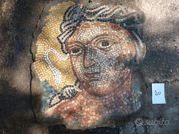 Mosaico "Viso di ragazzo" cm. 73x63 - cod.20