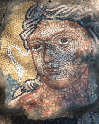 Mosaico "Viso di ragazzo" cm. 73x63 - cod.20
