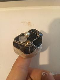 anello artigianale argento 