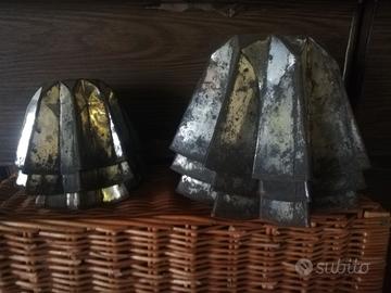 antichi stampi in lamiera grecata per pandori