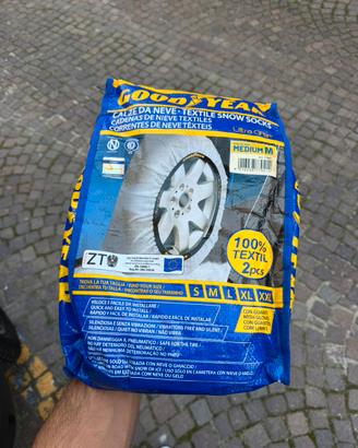 Calze da neve auto Goodyear  nuove
