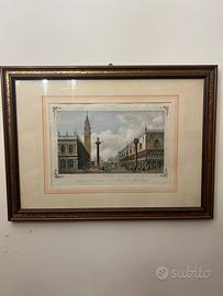 Stampa antica 1800 Kier, Venezia