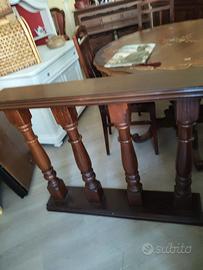 Balaustra in legno nocce