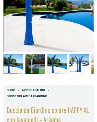 doccia solare da giardino 