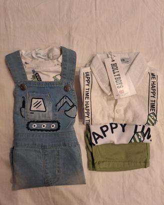 completi bambino 3/6 mesi estivi , nuovi!