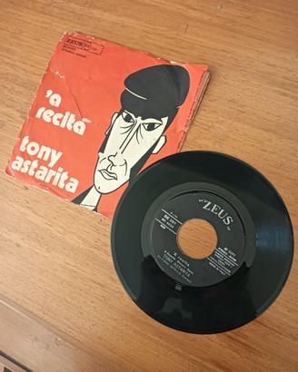 45 giri Tony Astarita "Coppola nera" / "'A recita"