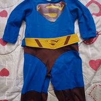 Costume carnevale superman bambino 1-2 anni