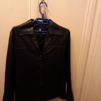 GIACCA DONNA IN VERA PELLE NERA