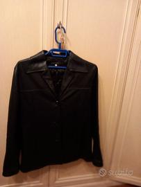 GIACCA DONNA IN VERA PELLE NERA