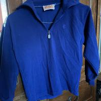 Pile blu/viola Conte of Florence con zip anni '90