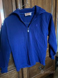 Pile blu/viola Conte of Florence con zip anni '90