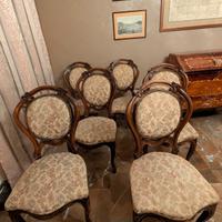 Set 6 sedie stile Luigi Filippo