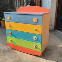 Cassettiera Foppapedretti colorata