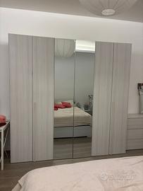 Armadio mondo convenienza 6 ante con specchio