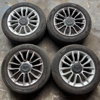 Set Cerchi in Lega + Gomme Fiat 500L - DOT 2025 -