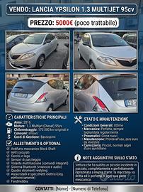 Lancia ypsilon 1.3 multijet 95cv