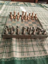 Scacchiera in marmo 